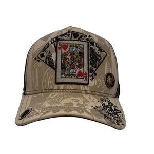 Red Monkey King of Hearts trucker hat Mesh Limited Edition 58 CM